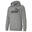 Felpa con cappuccio Essentials con logo grande da uomo PUMA Medium Gray Heather