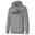 Essentials hoodie met groot logo voor heren PUMA Medium Gray Heather