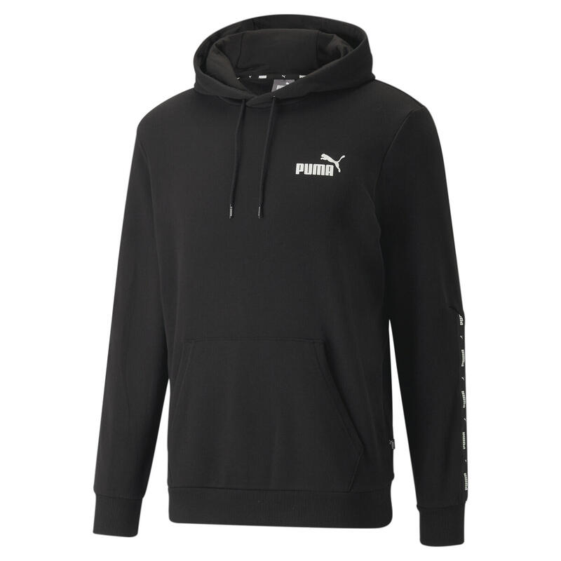 Sudadera con capucha Hombre PUMA Essentials+ Tape Negro