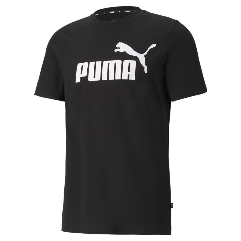 Essentials Logo T-shirt voor heren PUMA Black