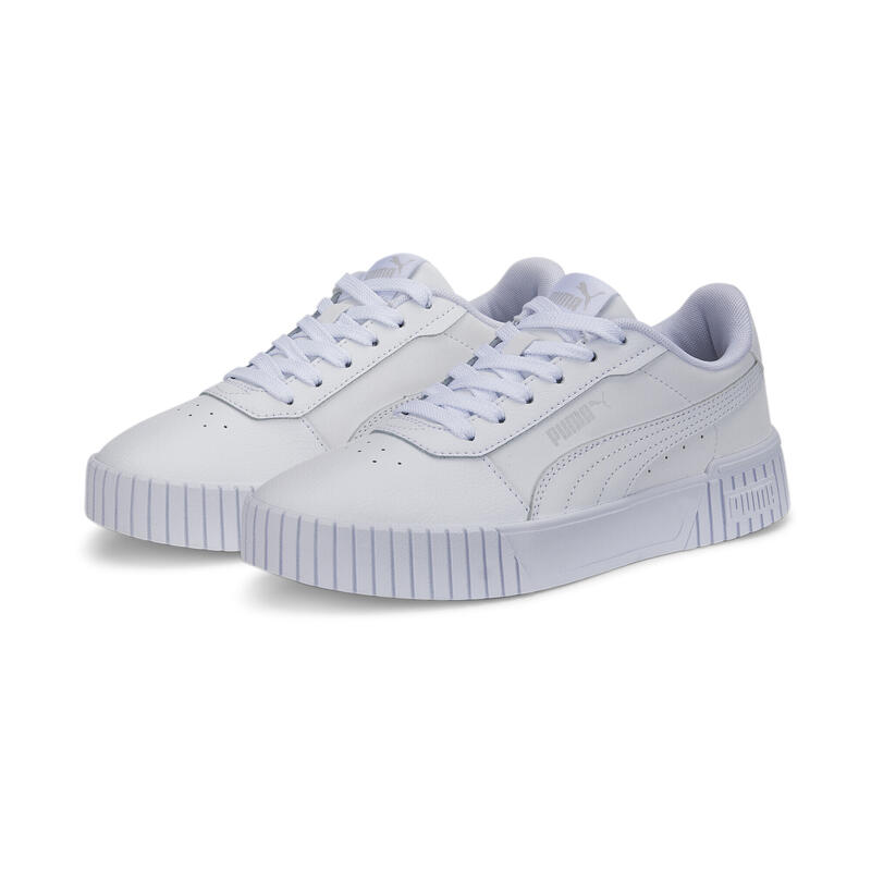 Sneakers Carina 2.0 da ragazza PUMA White Silver Gray