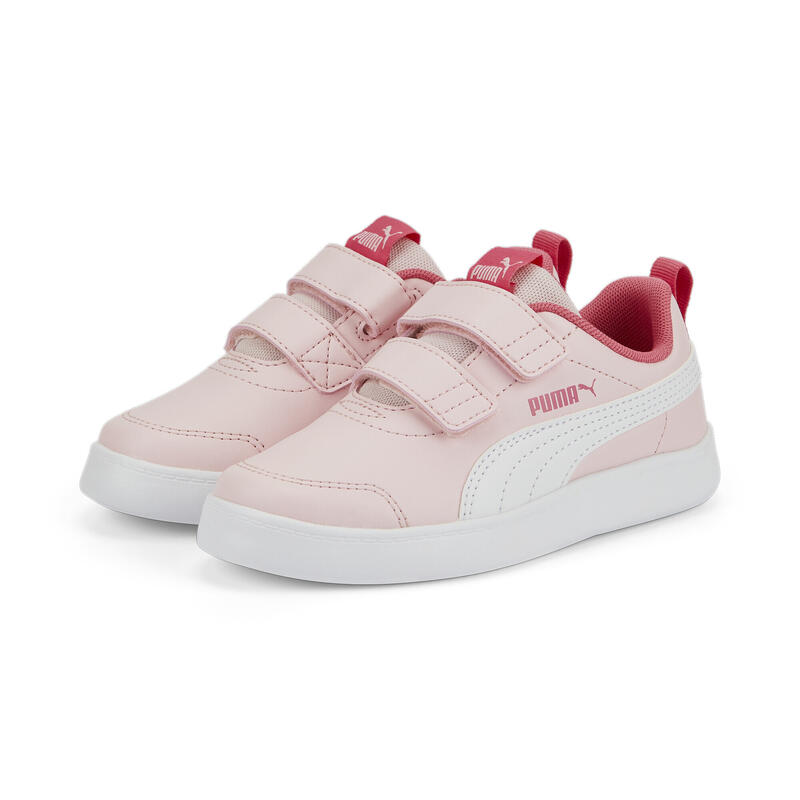 Courtflex V2 sportschoenen voor kinderen PUMA Almond Blossom White Pink