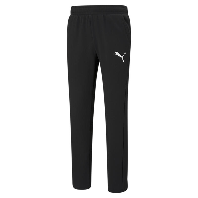 Essentials joggingbroek met logo heren PUMA Black Cat