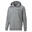 PUMA Essentials+ Tape Full-Zip Hoodie Top com capuz - Medium Gray Heather