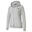 Essentials Full Zip dameshoodie PUMA Light Gray Heather