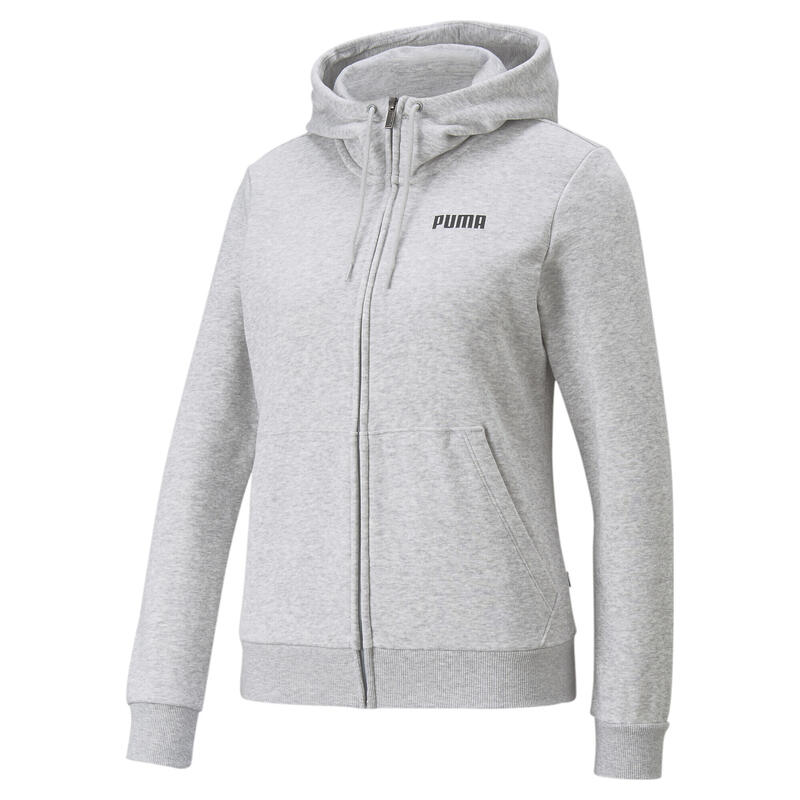 Felpa con cappuccio e zip integrale Essentials lunga da donna PUMA PN10196 Felpa con cappuccio e zip integrale Essentials lunga da donna PUMA PN10196