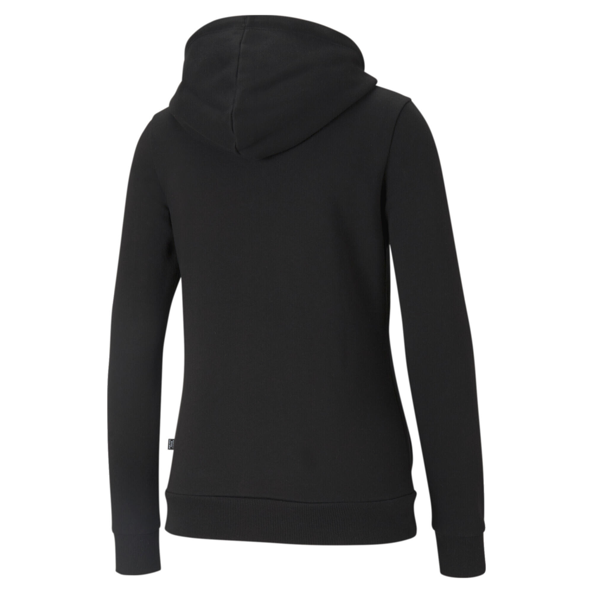 Felpa con cappuccio a zip intera Essentials da donna PUMA Black PUMA Decathlon