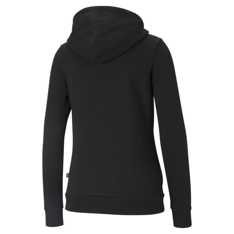 Essentials hoodie met volledige ritssluiting voor dames PUMA Black