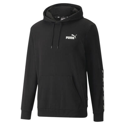 Essentials+ tape hoodie voor heren puma black