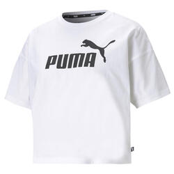 Crop top Essentials Femme PUMA White