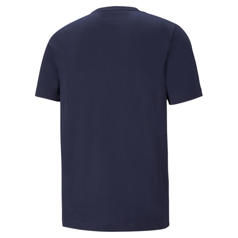 Essentials Logo T-shirt voor heren PUMA Peacoat Blue