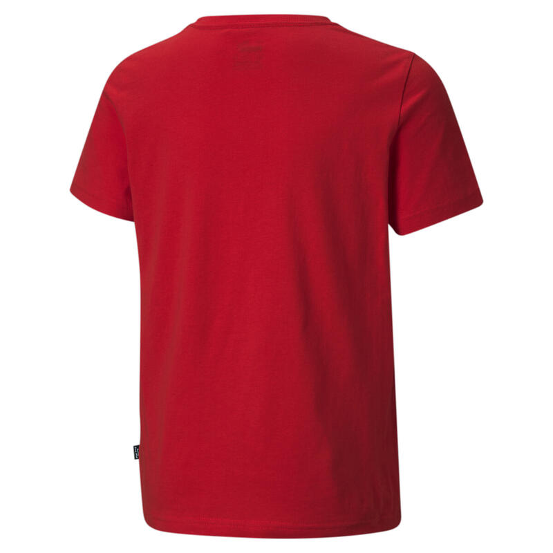 Essentials T-shirt met logo jongeren PUMA High Risk Red