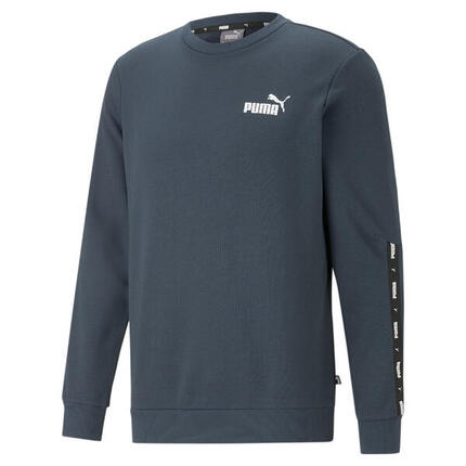 Essentials+ Sweatshirt mit Rundhalsausschnitt und Logo-Tape Herren PUMA