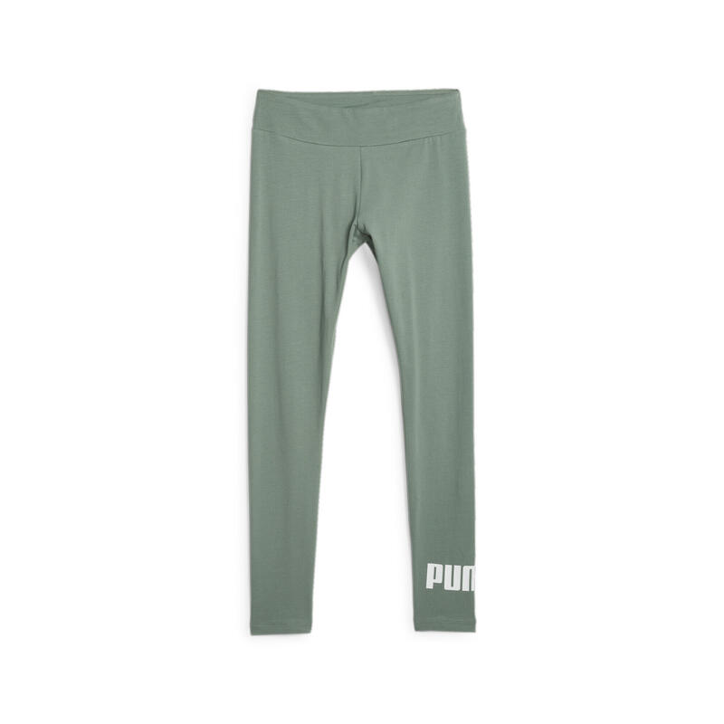 Essentials Logo Leggings Damen PUMA Eucalyptus Green