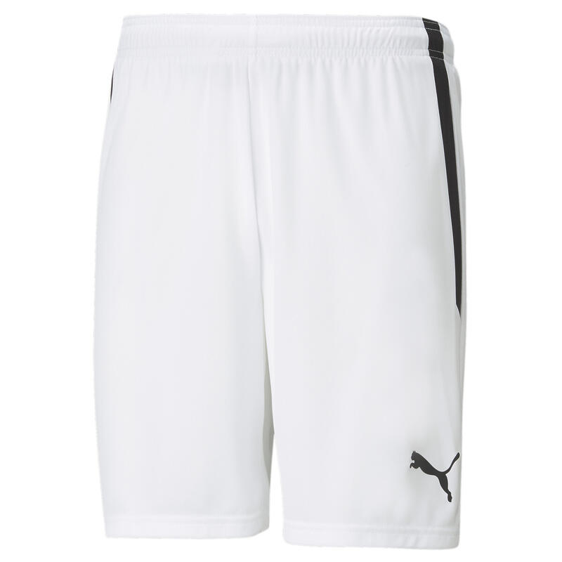 teamLIGA voetbalshort voor heren PUMA White Black