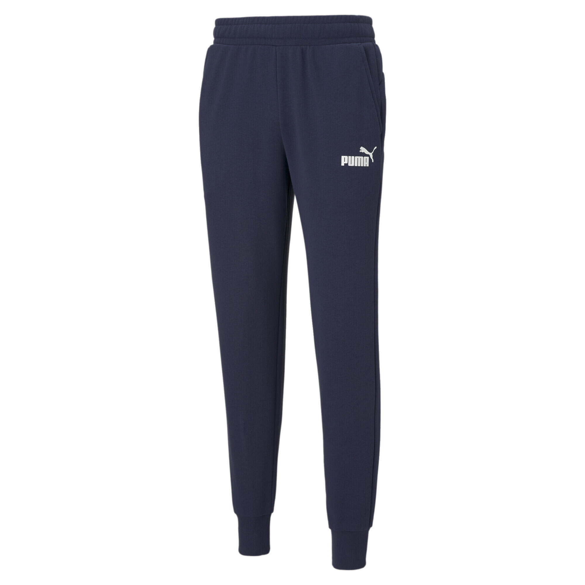 Essentials Logo Jogginghose Herren PUMA Peacoat Blue 1/7