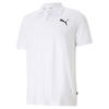 Essentials Pique poloshirt heren PUMA White Cat