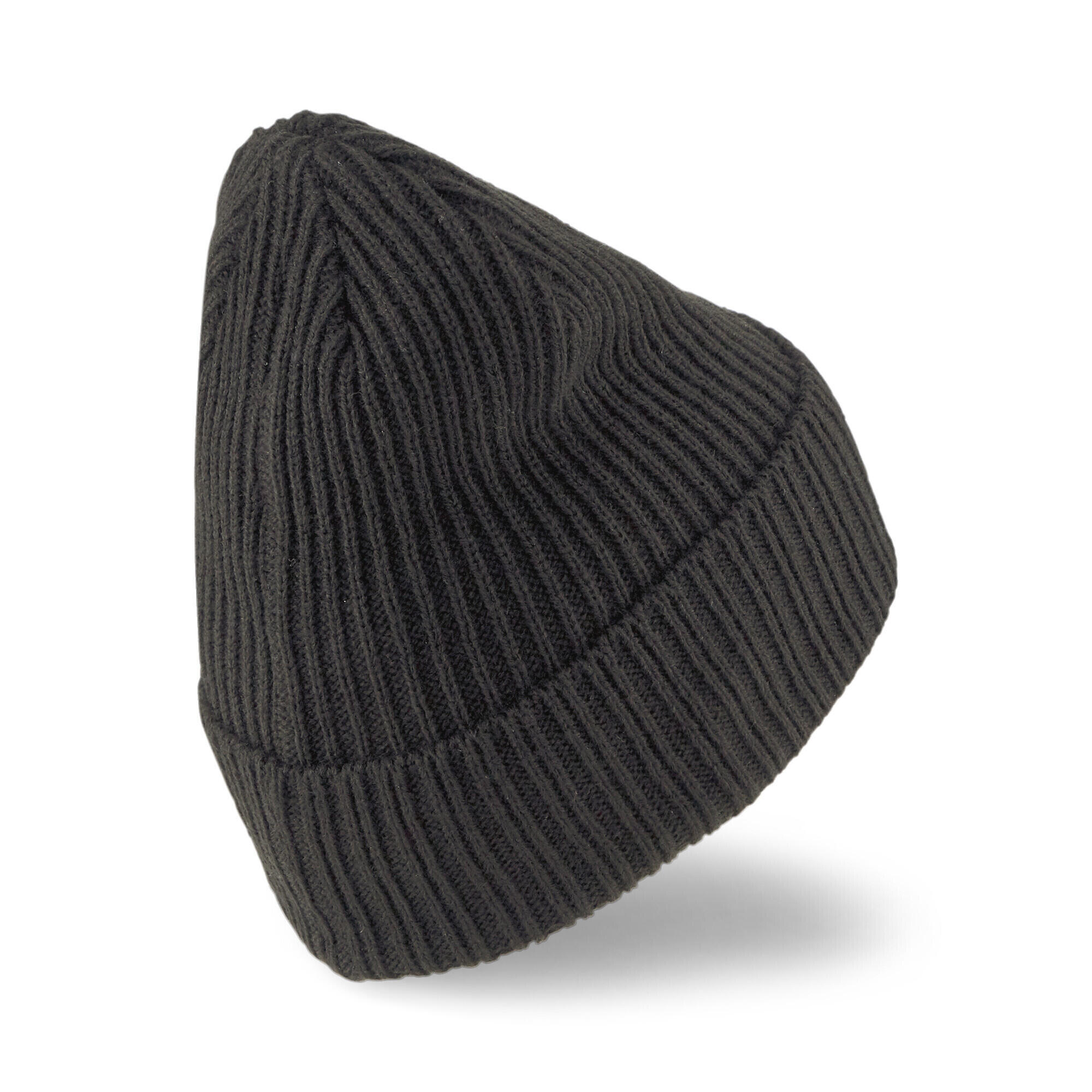 Classic geribbelde beanie met omslag PUMA Black 5/5