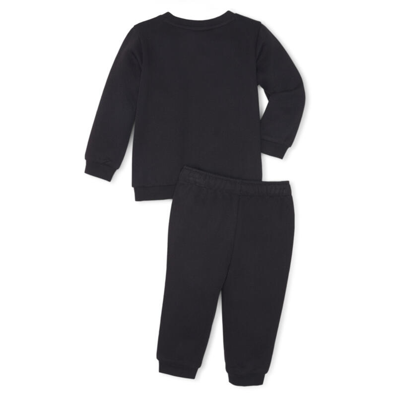 Essentials Minicats joggingpak met ronde hals voor baby's PUMA Cotton Black