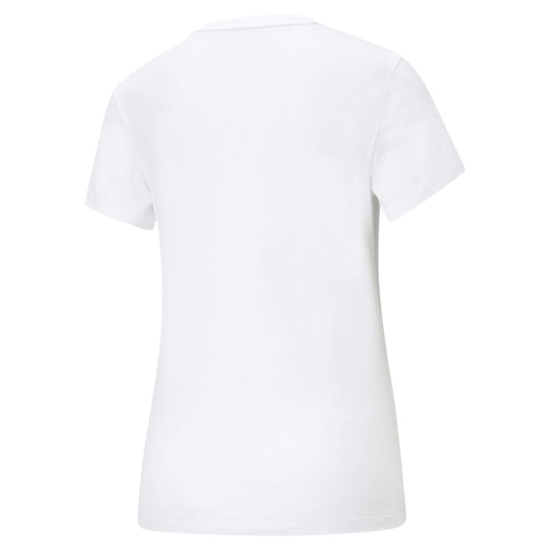 T-shirt con logo Essentials donna PUMA White