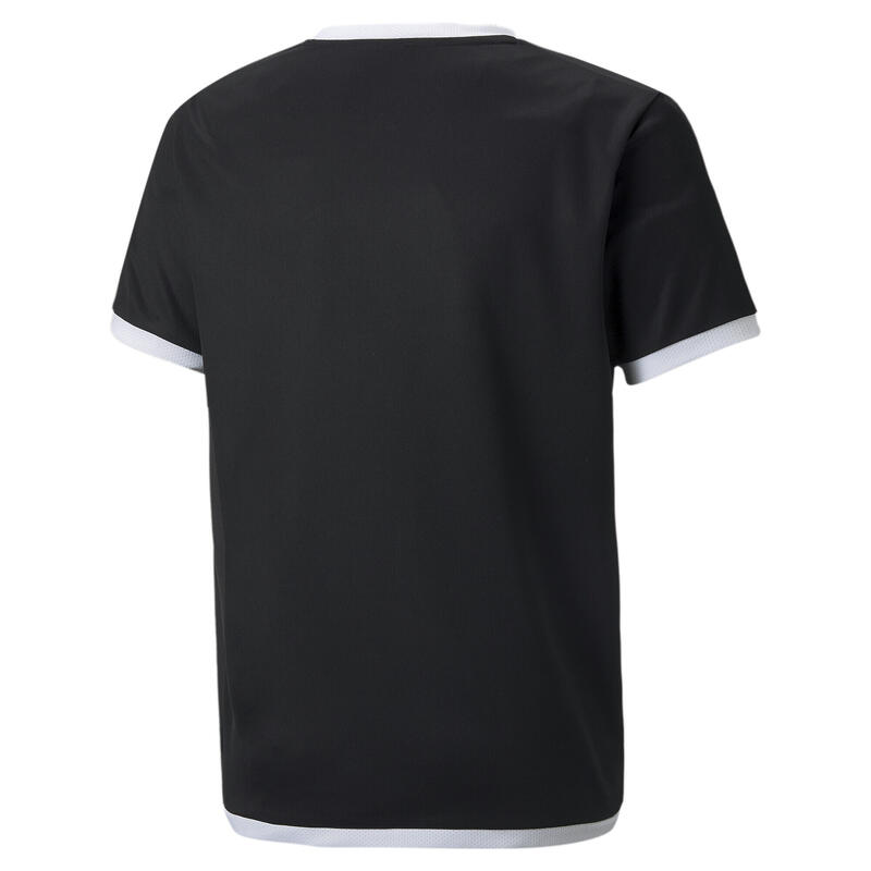 Maglia da calcio teamLIGA per ragazzi PUMA Black White