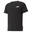 Essentials T-Shirt mit V-Ausschnitt Herren PUMA Black