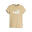 Essentials Logo T-Shirt Damen PUMA Sand Dune Beige