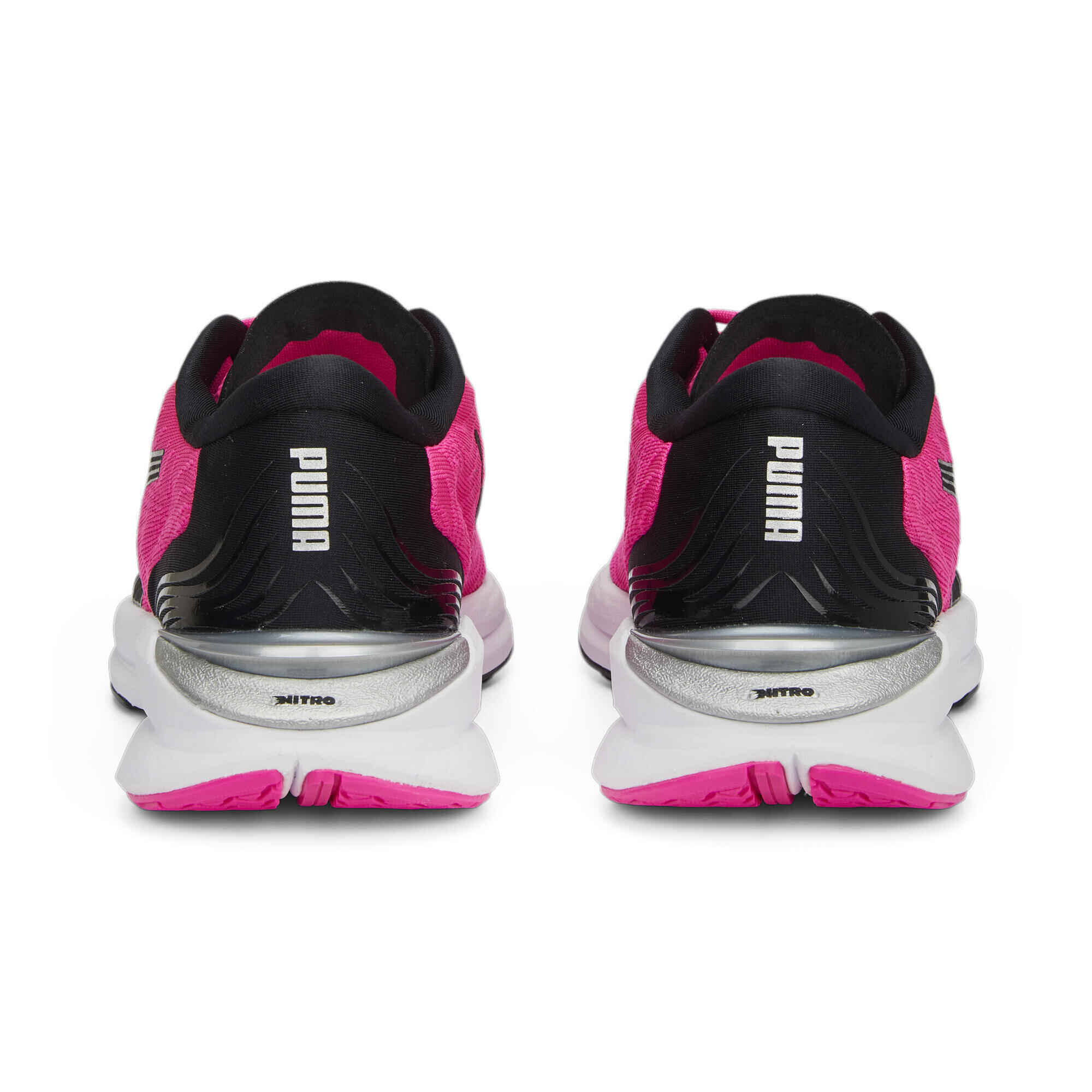 Electrify NITRO 2 Laufschuhe Damen PUMA Ravish Black Silver Pink Metallic 2/15