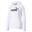 Essentials Logo hoodie voor dames PUMA White