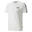 Essentials+ T-shirt met band voor heren PUMA White