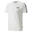 Essentials + T-Shirt mit Logo-Tape Herren PUMA White