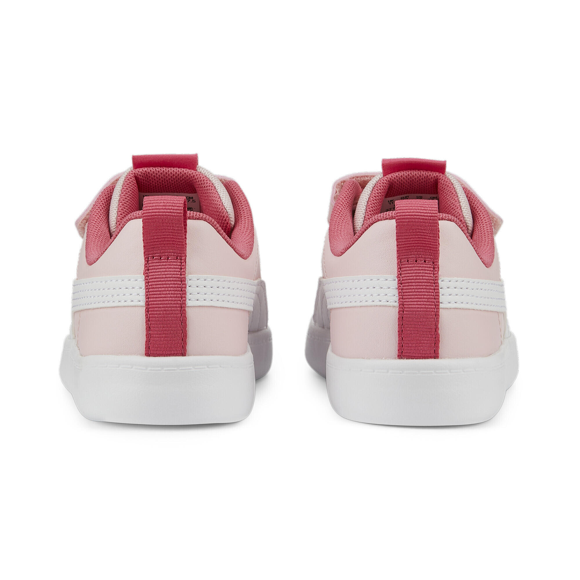 Baskets Courtflex V2 Enfant PUMA Almond Blossom White Pink 2/7