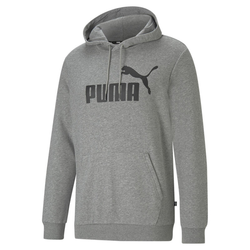 Essentials Big Logo Hoodie Herren PUMA Medium Gray Heather