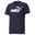 Essentials Logo T-Shirt Herren PUMA Peacoat Blue