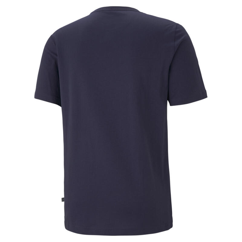Męska koszulka Essentials z małym logo PUMA Peacoat Blue