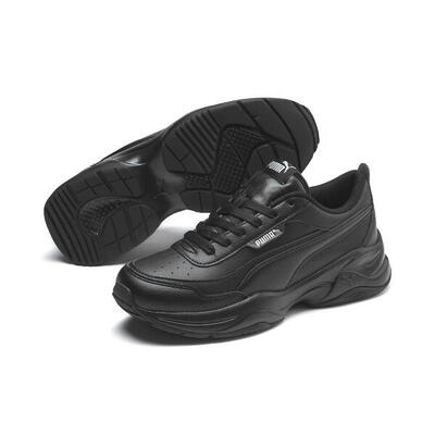 Cilia mode sportschoenen voor dames puma black silver gray