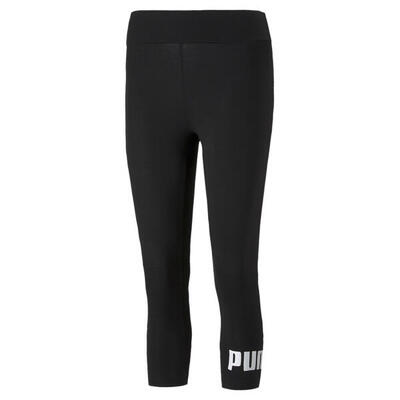 Leggings 3/4 con logo Essentials donna PUMA Black