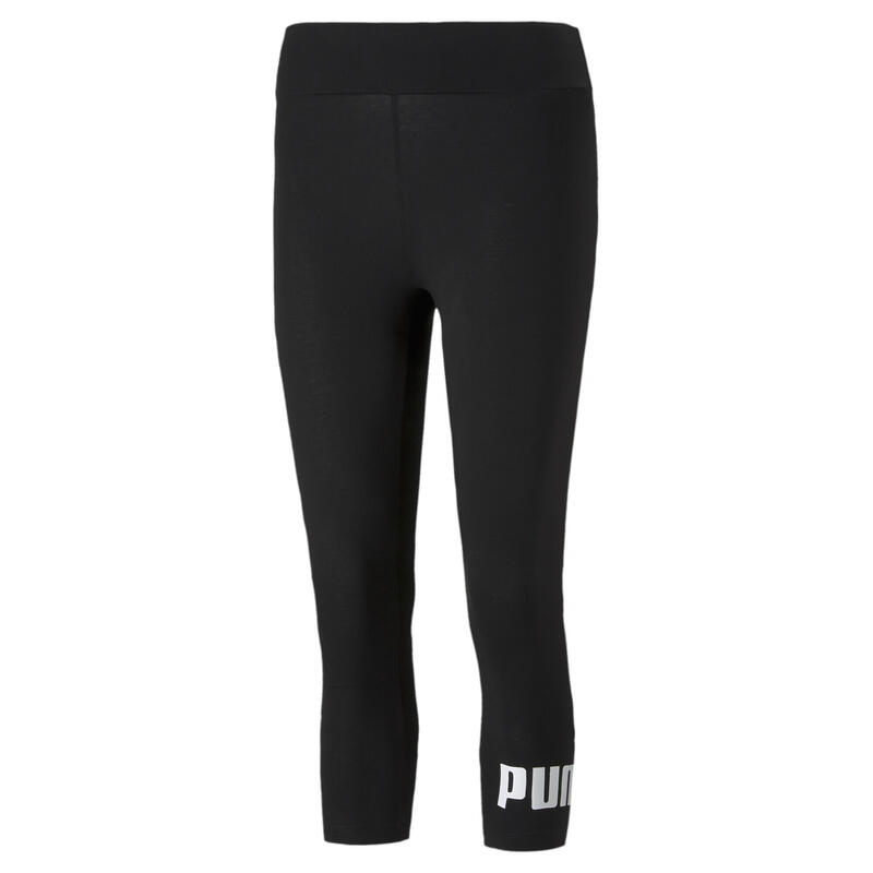 Essentials 3/4 legging met logo dames PUMA Black