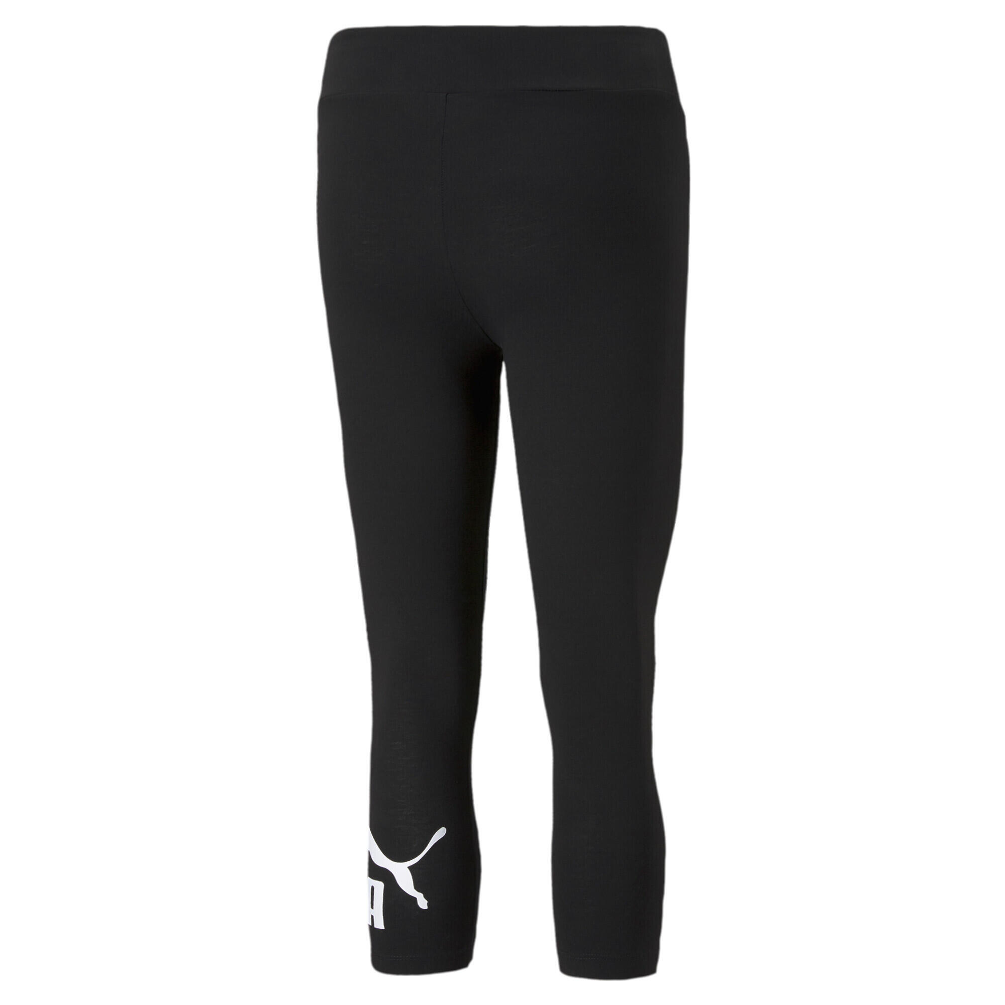 Leggings 3/4 con logo Essentials donna PUMA Black 5/7
