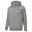 PUMA Mens Essentials Full-Zip Logo Hoodie Hooded Top - Medium Gray Heather