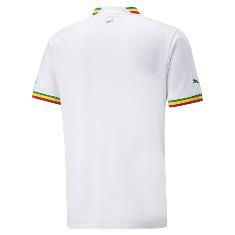 Camiseta Senegal Local 22/23 Réplica Hombre PUMA White Pepper Green