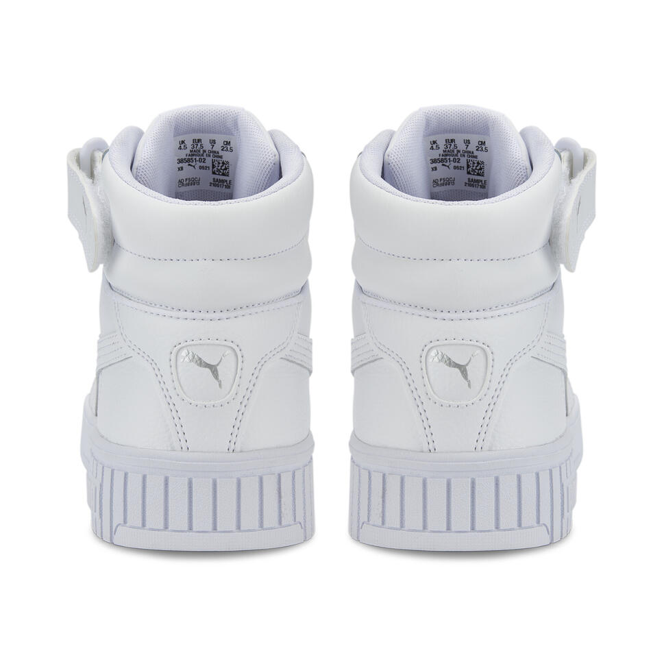 Damskie sneakersy Carina 2.0 Mid PUMA White Silver Gray