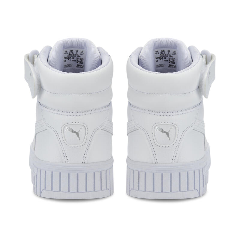 Pantofi Carina 2.0 Mid Femei PUMA White Silver Gray
