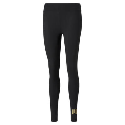 Essentials+ metallic legging voor dames puma black