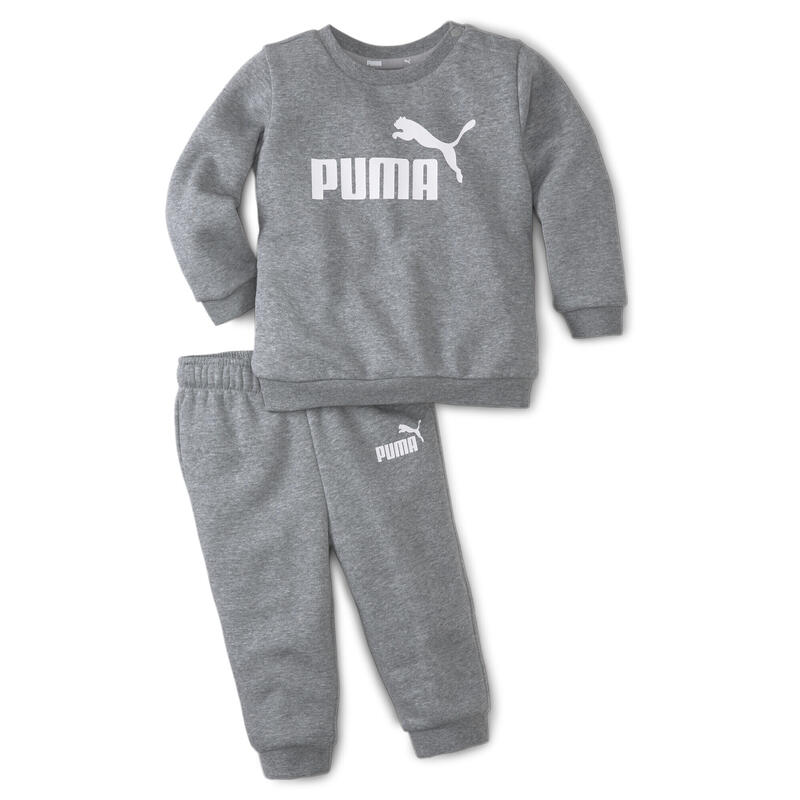 Tuta Essentials Minicats per bimbi ai primi passi PUMA Medium Gray Heather