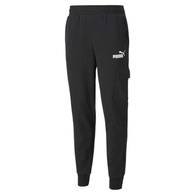 Pantaloni cargo Essentials da uomo PUMA Black