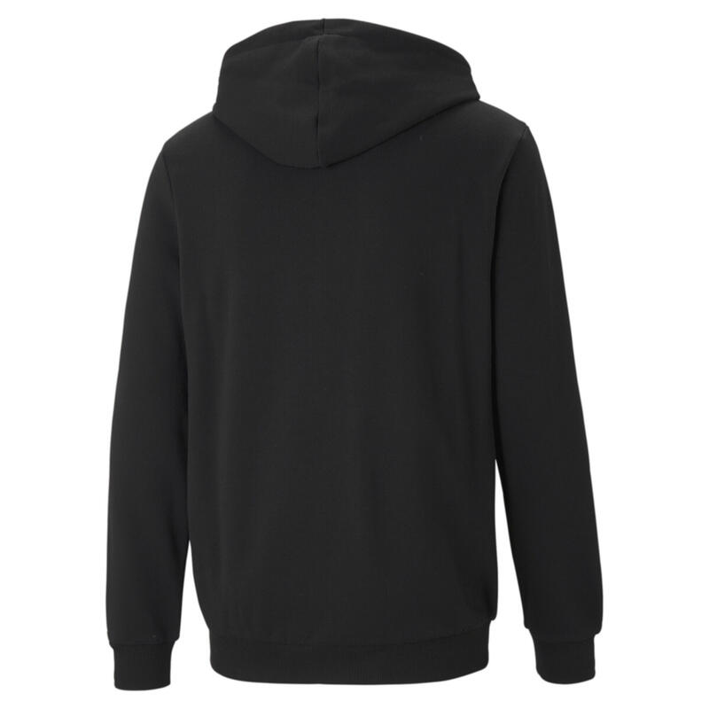 Essentials Small Logo hoodie met rits voor heren PUMA Black