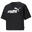 Tricou cu Mânecă Scurtă Femei Puma CROPPED LOGO TEE 586866 01  Negru