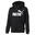 Mikina s kapucí Essentials s velkým logem pro mládež PUMA Black