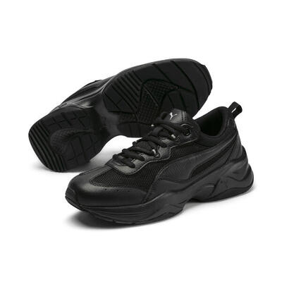 Cilia sportschoenen voor dames puma black silver peach bud gray pink